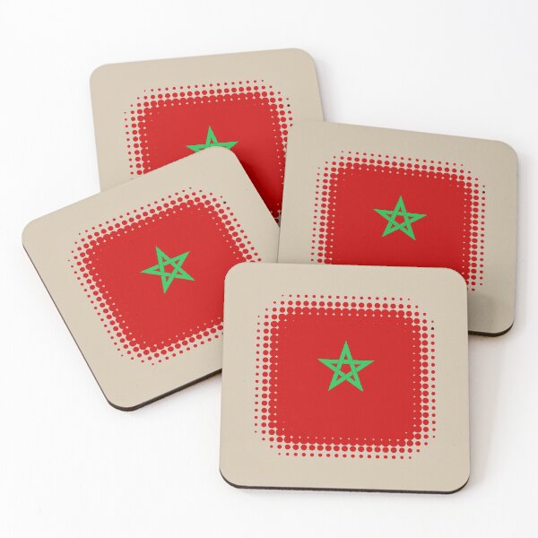 Item preview, Flag of Morocco - Retro designed and sold by pixelinga.