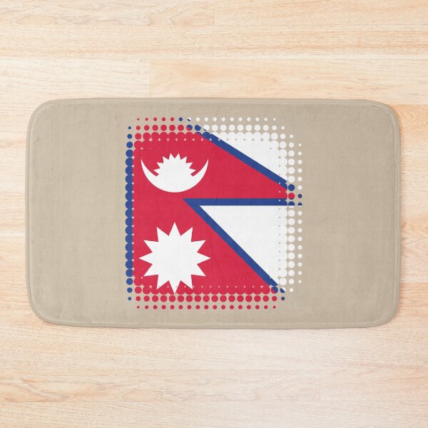 Item preview, Flag of Nepal - Retro designed and sold by pixelinga.
