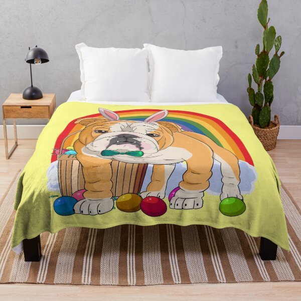 Item preview, English Bulldog Bunny Happy Easter Day designed and sold by Nosek1ng.