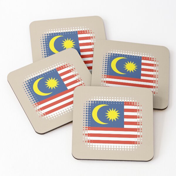 Artikelvorschau, Flag of Malaysia - Retro entworfen und verkauft von pixelinga.