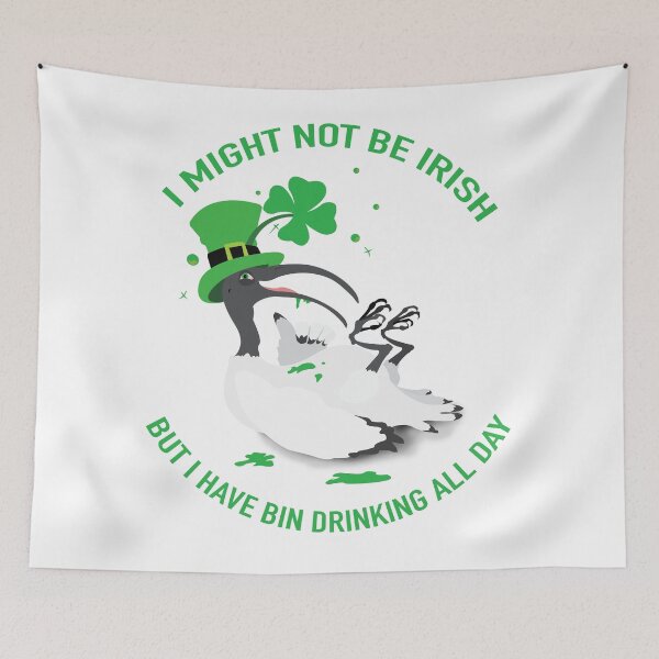 Item preview, St Patricks Day Bin Chicken designed and sold by LukeRosenberg.