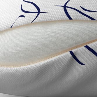 Alternate view of Flourish Navy Throw Pillow