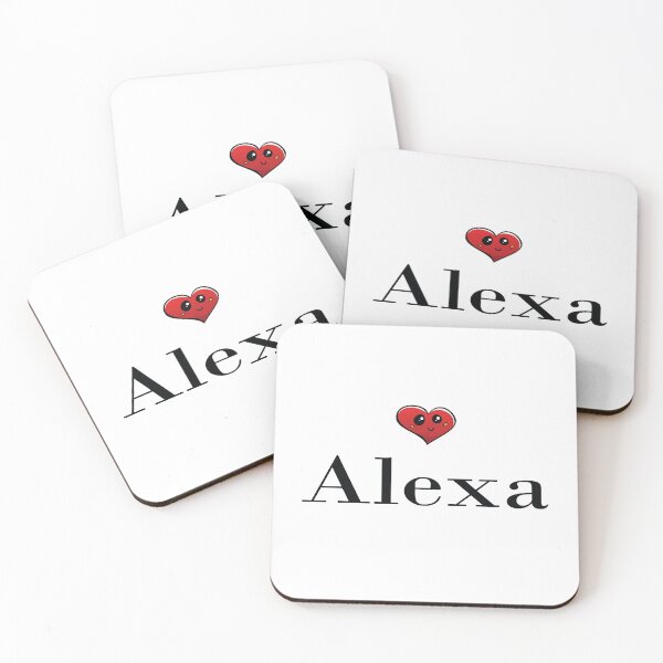 Item preview, Alexa Cute Heart My Name Is  Alexa Defender Of Man designed and sold by ProjectX23.