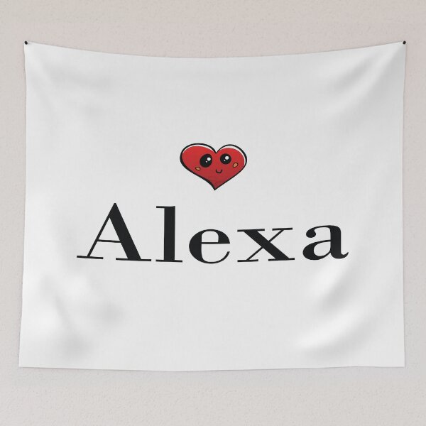 Item preview, Alexa Cute Heart My Name Is  Alexa Defender Of Man designed and sold by ProjectX23.