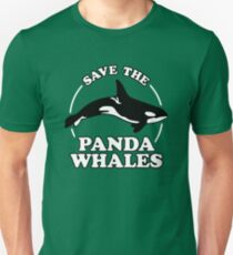 Rette die Panda Wale Slim Fit T-Shirt