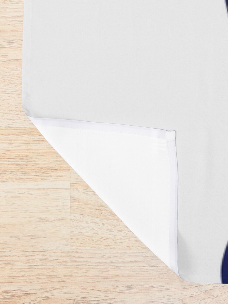 Alternate view of Janine Navy Shower Curtain