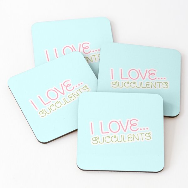 Item preview, I love Succulents designed and sold by pineapplesauce.