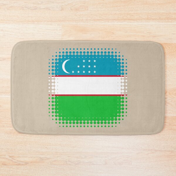 Item preview, Flag of Uzbekistan - Retro designed and sold by pixelinga.