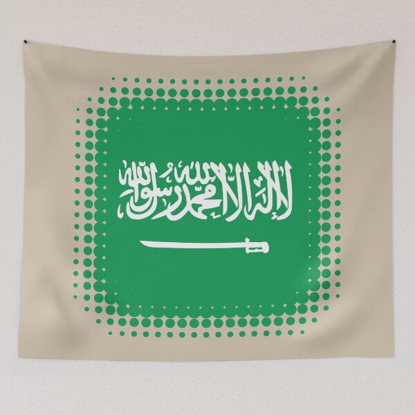 Item preview, Flag of Saudi Arabia - Retro designed and sold by pixelinga.