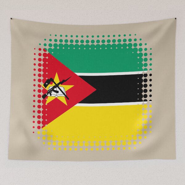 Item preview, Flag of Mozambique - Retro designed and sold by pixelinga.
