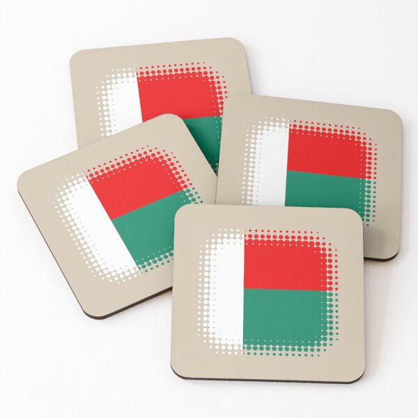 Item preview, Flag of Madagascar - Retro designed and sold by pixelinga.