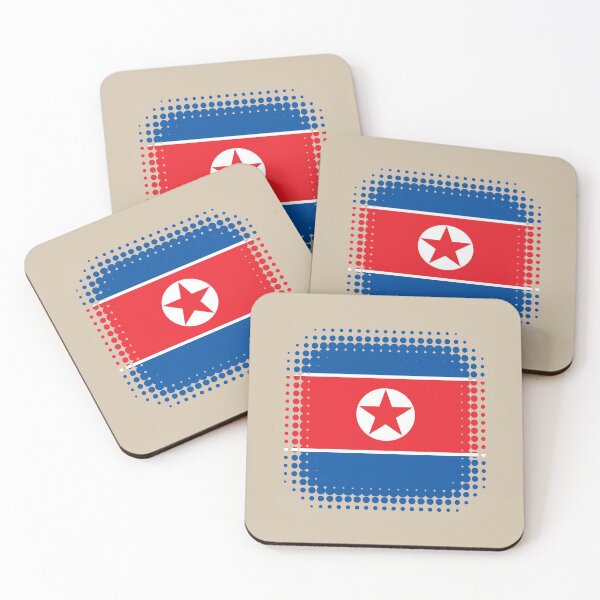 Item preview, Flag of North Korea - Retro designed and sold by pixelinga.
