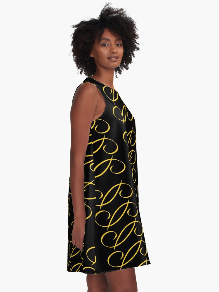 Alternate view of Janine Yellow A-Line Dress