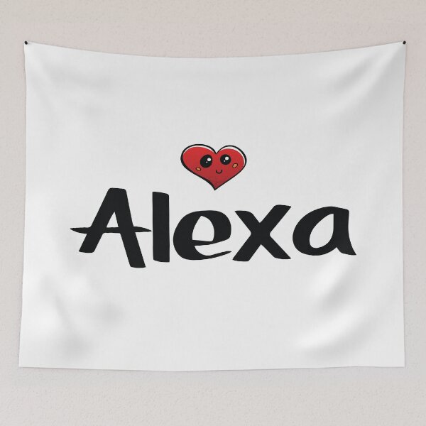 Item preview, Alexa Cute Heart My Name Is Alexa Defender Of Man designed and sold by ProjectX23.