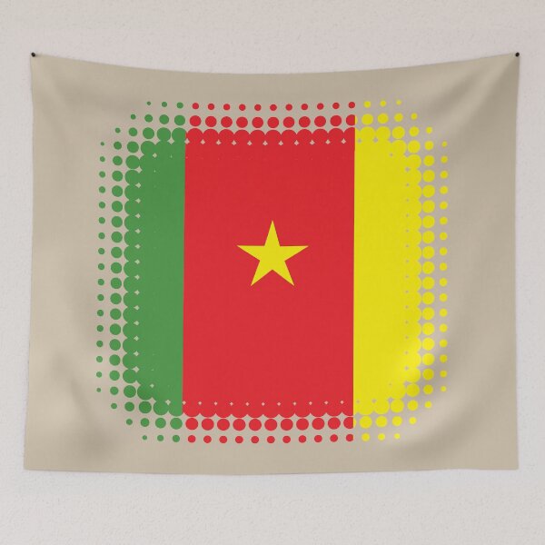Item preview, Flag of Cameroon - Retro designed and sold by pixelinga.