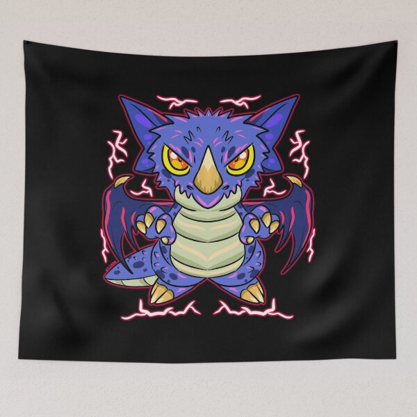 Item preview, Baby Blue Dragon-Pink Lightning designed and sold by Nat-cha.