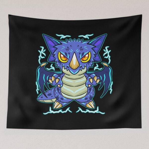 Item preview, Baby Blue Dragon-Teal Lightning designed and sold by Nat-cha.