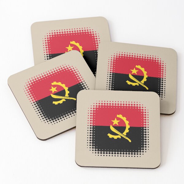Item preview, Flag of Angola - Retro designed and sold by pixelinga.