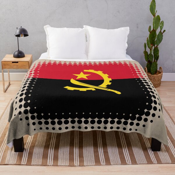 Item preview, Flag of Angola - Retro designed and sold by pixelinga.