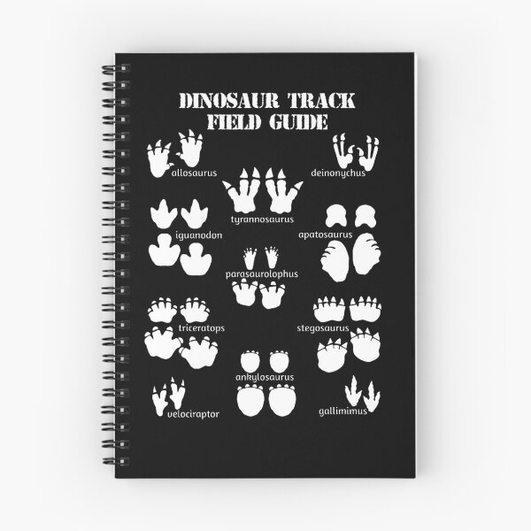 Item preview, Dinosaur Track Field Guide Fun Dino Footprints designed and sold by SpookshowDesign.