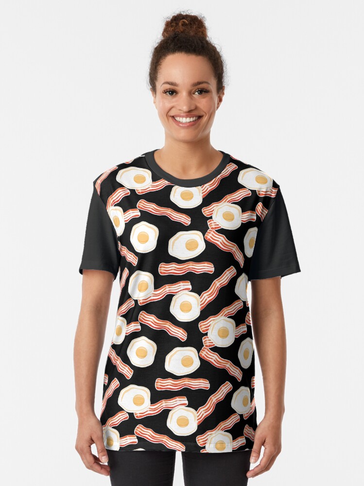 "bacon and eggs " Tshirt for Sale by littlearrow Redbubble bacon