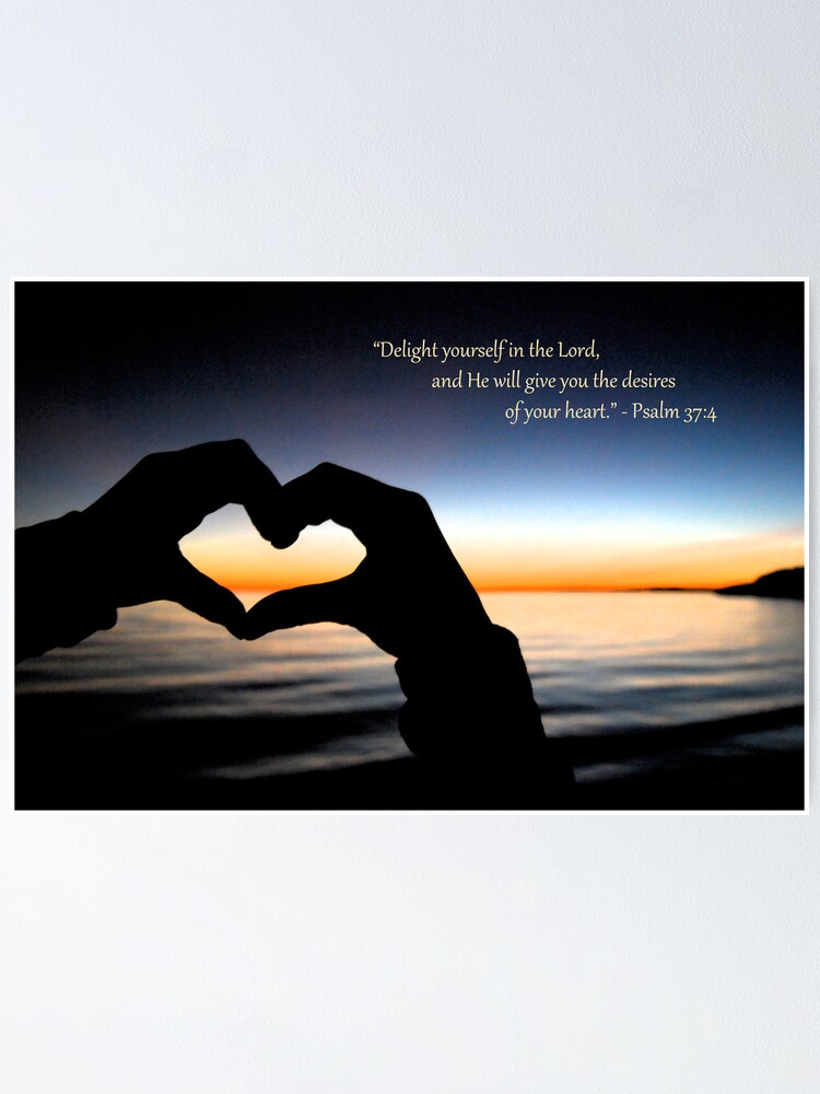 "My Heart's Delight" Poster by Caites Redbubble