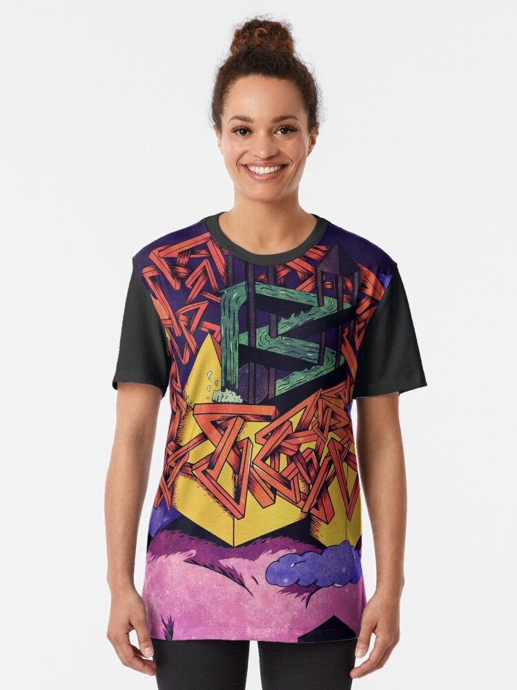 Alternate view of clouds. Graphic T-Shirt