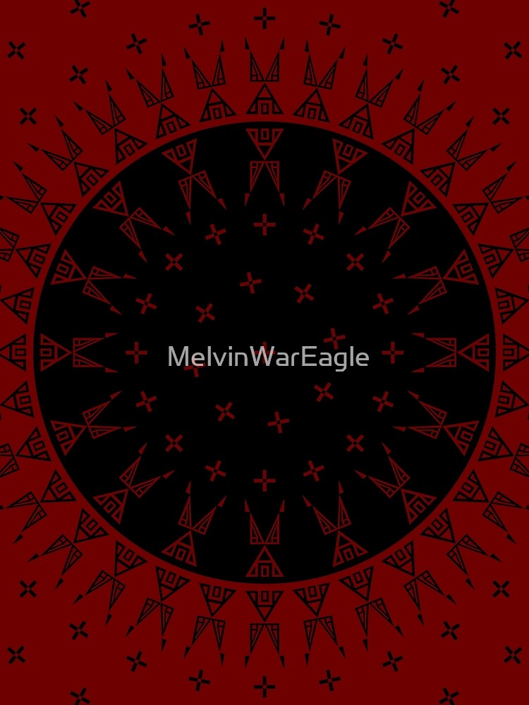 Night Stars (Maroon/Black) by MelvinWarEagle