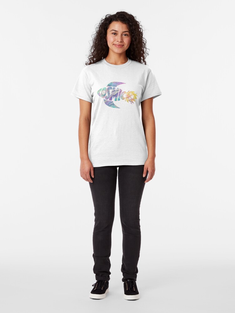 Alternate view of Cosmic Spaceship Classic T-Shirt