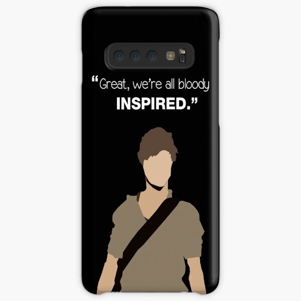 "Great, we're all bloody inspired." Newt - The Maze Runner Samsung Galaxy Snap Case
