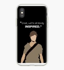 "Great, we're all bloody inspired." Newt - The Maze Runner iPhone Case