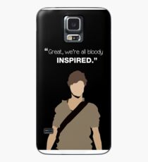 Funda/vinilo para Samsung Galaxy "Genial, todos estamos malditamente inspirados". Newt - El corredor del laberinto