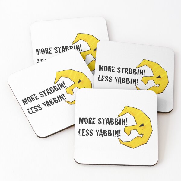Item preview, More stabbin! Less Yabbin! designed and sold by Mezma.