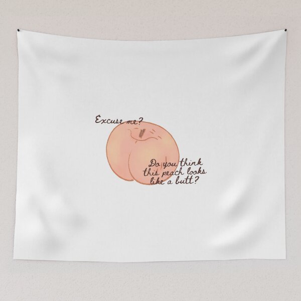 Item preview, do you think this peach looks like a butt? designed and sold by figpeep.