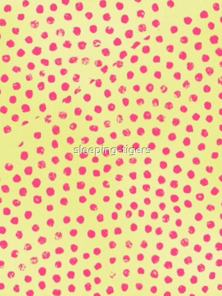 Thumbnail 4 of 4, iPhone Case, Spotty (Lime/Raspberry) designed and sold by sleeping-tigers.