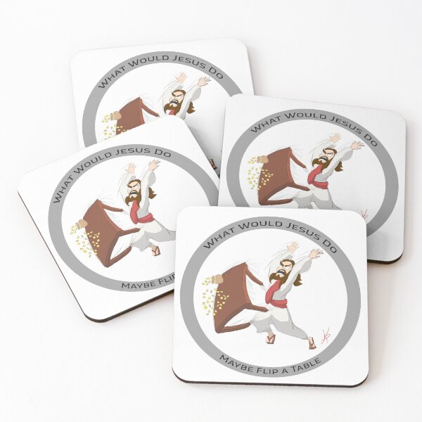 Item preview, What would Jesus do Maybe flip a table. designed and sold by konk1.