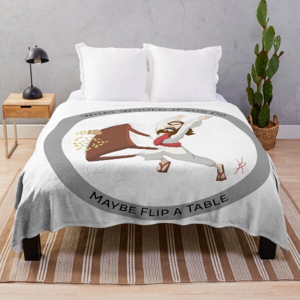 Item preview, What would Jesus do Maybe flip a table. designed and sold by konk1.