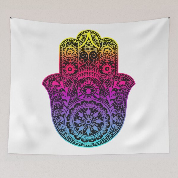 Item preview, Rainbow Hamsa designed and sold by maryedenoa.