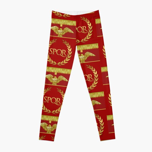 SPQR Roman Empire Banner Leggings