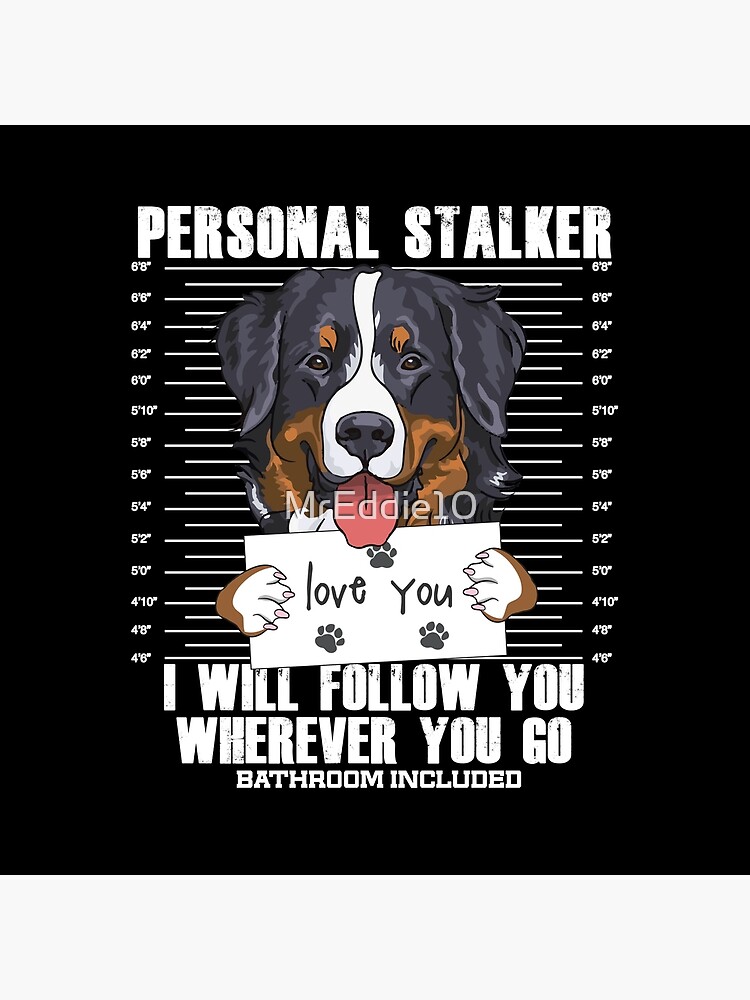 Bernese Mountain Dog Stalker Cartoon by MrEddie10