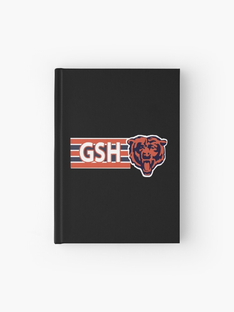 Chicago Bears Inspired GSH Stripes | Hardcover Journal