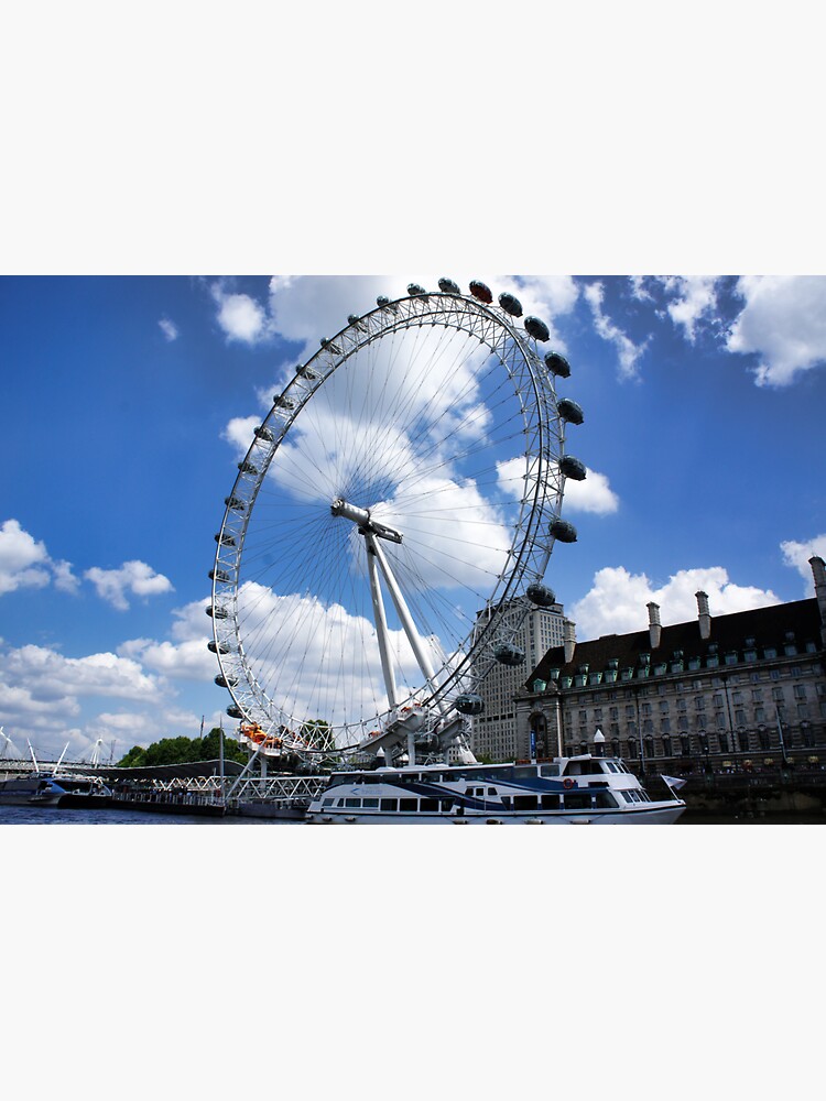 London Eye on a sunny day by santoshputhran
