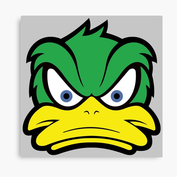 Angry Duck Wall Art | Redbubble