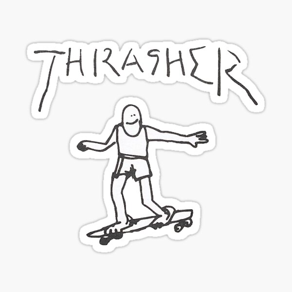 Thrasher Stickers | Redbubble