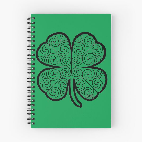 Item preview, Lucky Celtic Clover Irish Spiral Charm designed and sold by Pat Fish.