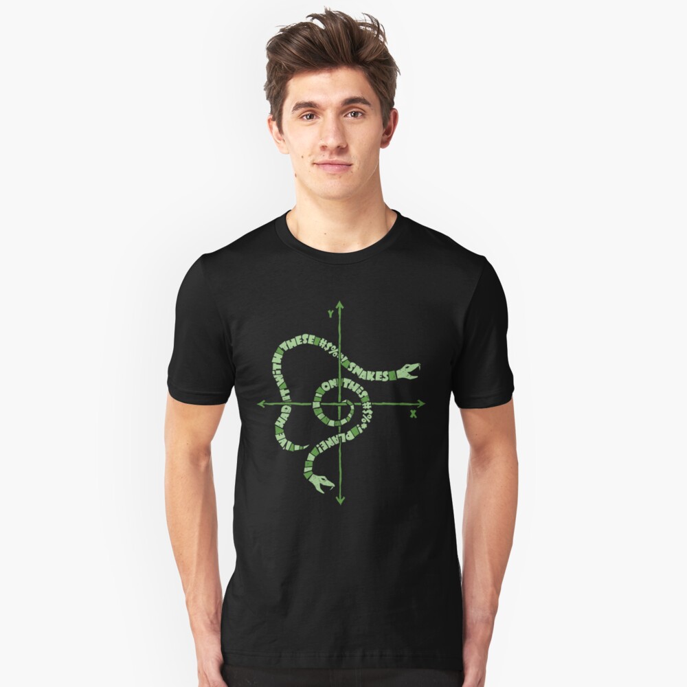 Snakes on a Plane Slim Fit T-Shirt