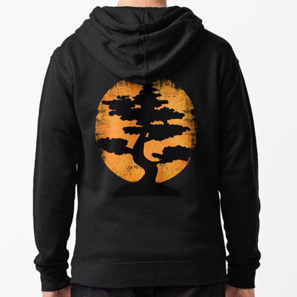Vintage Bonsai Zipped Hoodie