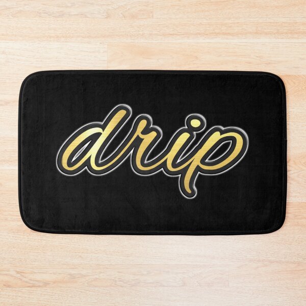 Item preview, Shiny black and gold DRIP word design ver.1 designed and sold by smARTwork.