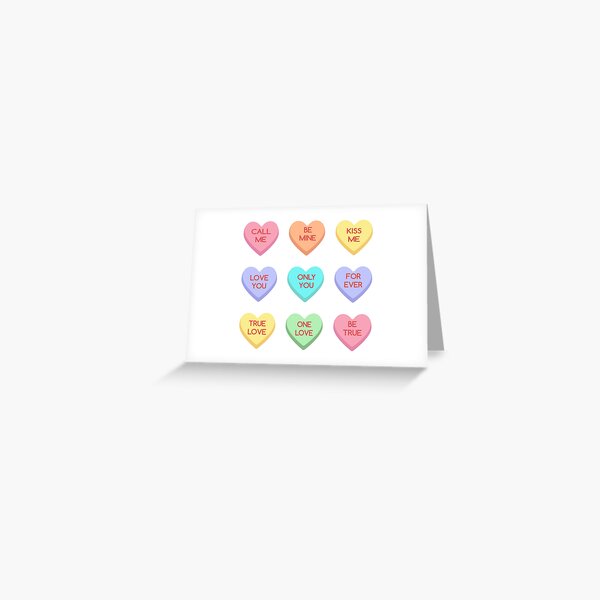 Item preview, Valentine Candy Hearts designed and sold by figpeep.