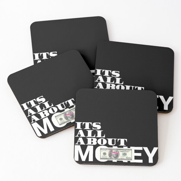 Item preview, It's all about Money $$ White on Black designed and sold by dumefro.